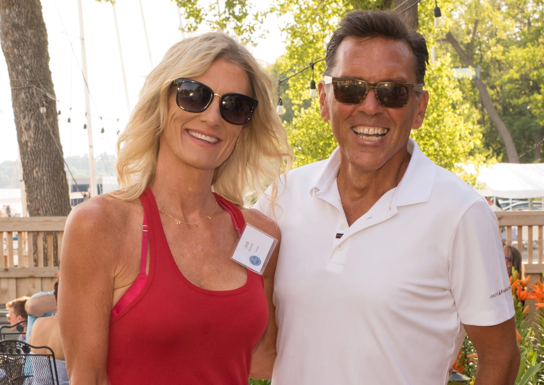 Clay and Jodi at Wayzata Yacht Club, Lake Minnetonka